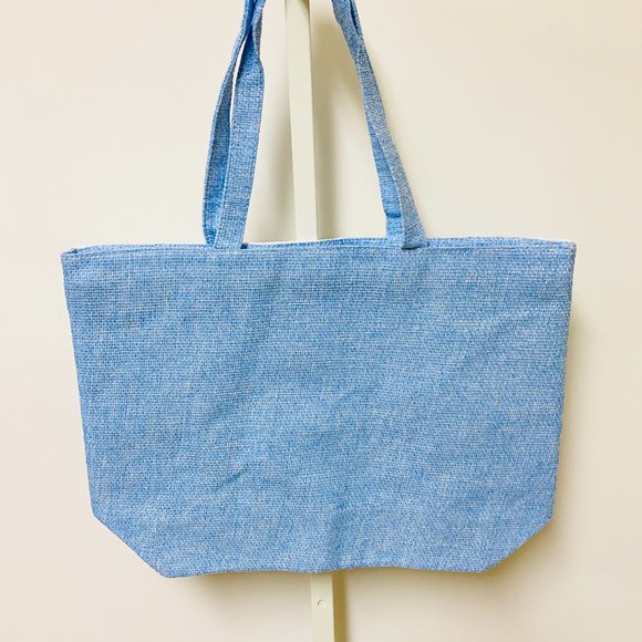 LOF Let's Run Away to the Sea Whale Print Tote Bag - Picture 4 of 7